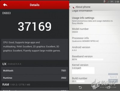 Sony-D6653-AnTuTu-Benchmark